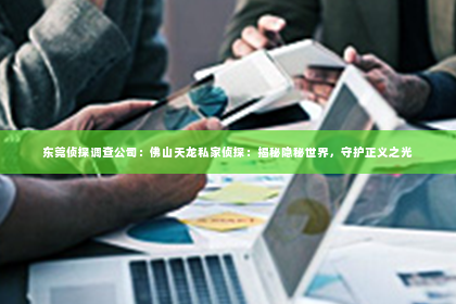 东莞侦探调查公司：佛山天龙私家侦探：揭秘隐秘世界，守护正义之光