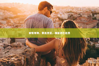 爱情匆匆，散去无言，挽留亦已枉然