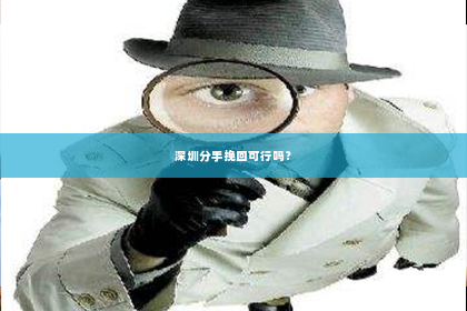 深圳分手挽回可行吗？