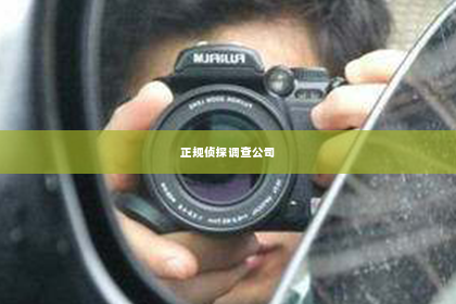 正规侦探调查公司