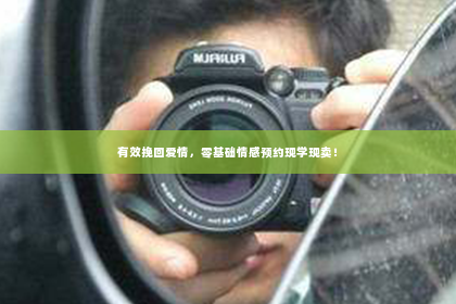 有效挽回爱情，零基础情感预约现学现卖！