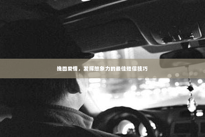 挽回爱情，发挥想象力的最佳短信技巧