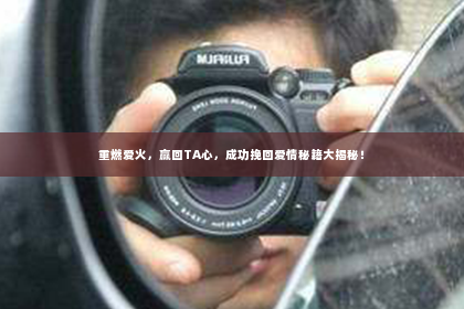 重燃爱火，赢回TA心，成功挽回爱情秘籍大揭秘！
