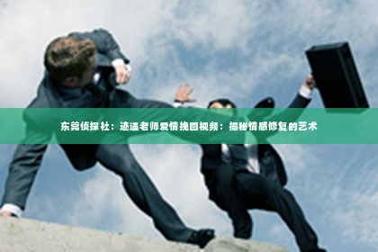 东莞侦探社：迹遇老师爱情挽回视频：揭秘情感修复的艺术