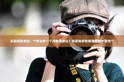 东莞侦探取证：**刚分手一个月能挽回么？深度解析情感挽回的可能性**