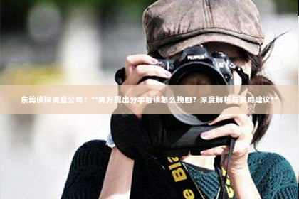 东莞侦探调查公司：**男方提出分手后该怎么挽回？深度解析与实用建议**