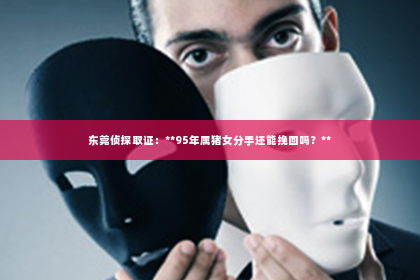 东莞侦探取证：**95年属猪女分手还能挽回吗？**